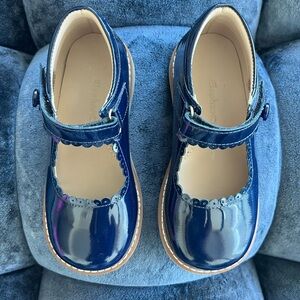 Elephantito patent leatherStylish Navy Blue Kids Shoes size 10 $80